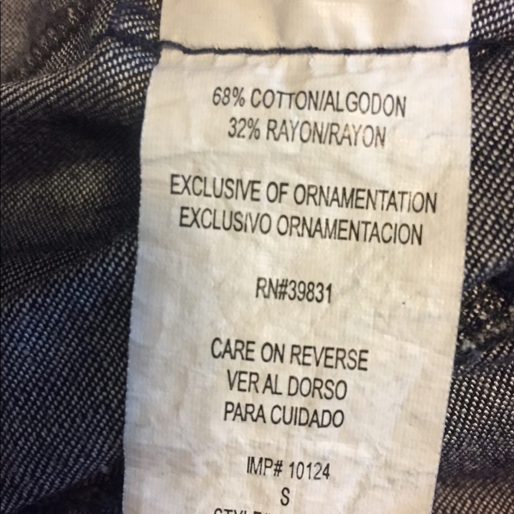 Denim xoxo jacket/top - Picture 4 of 5
